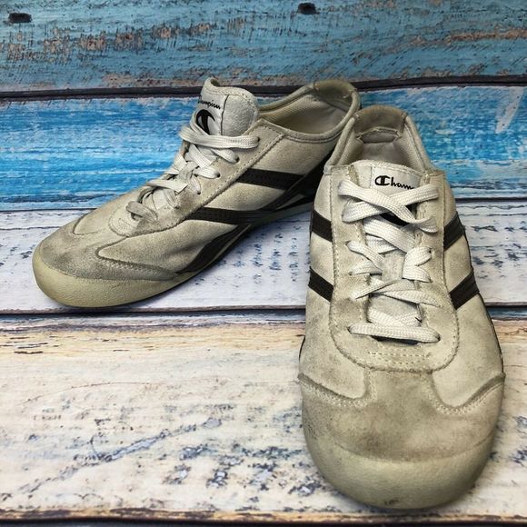 MENS CHAMPION Shoes Tan SIZE US 9 Eur 41.5 UK 7.5 - Picture 6 of 8